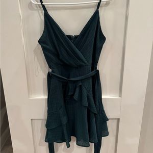 Trixxi Womens Juniors Ruffled Mini Fit & Flare Dress - M 
Francesca’s